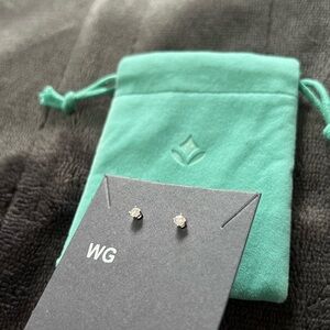 Brilliant Earth - NEW 14k White Gold Lab Diamond Stud Earrings (1/6 Ct. Tw.)